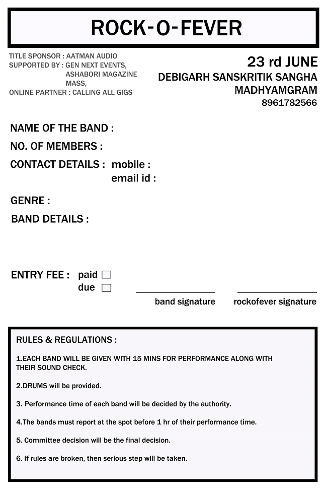 ROCK-O-FEVER registration form(off line)