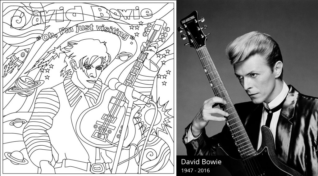 David Bowie Coloring