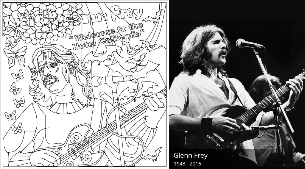Glenn Frey Coloring